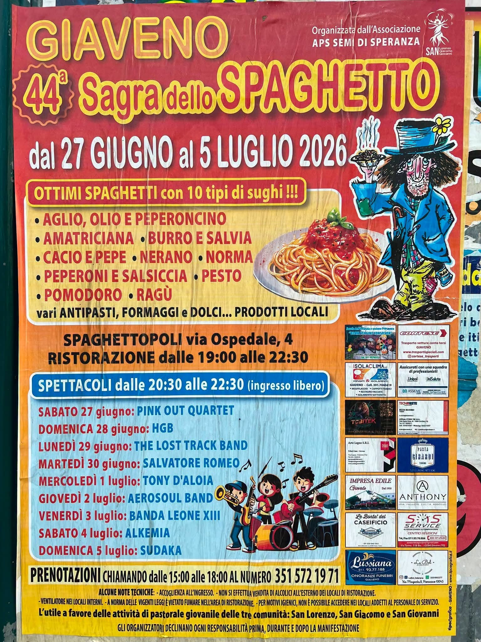sagra spaghetto 2018