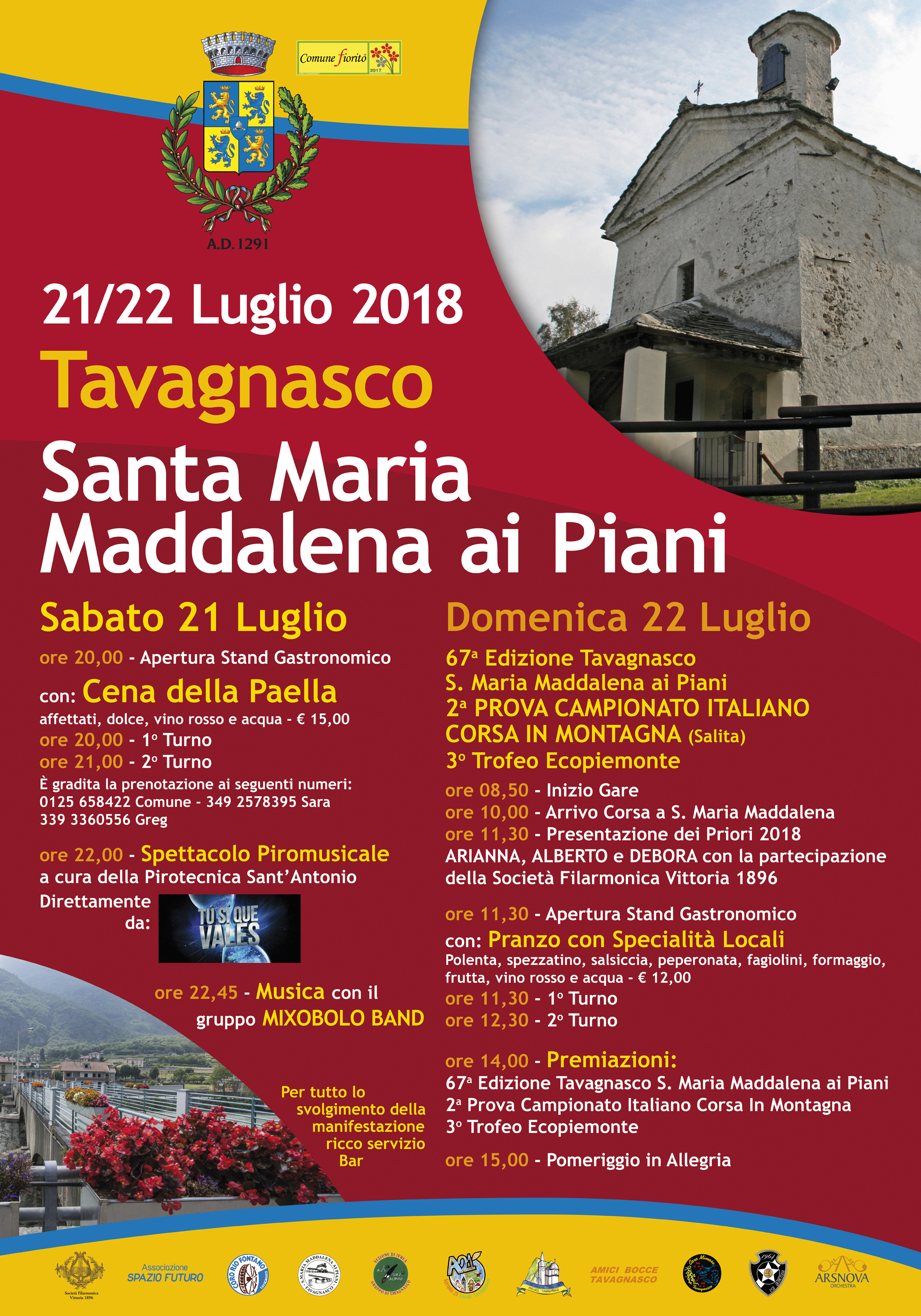 tavagnasco piani programma